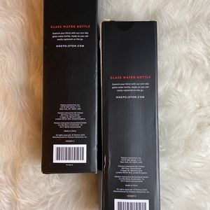 Set of 2 Peloton Glass Bottles